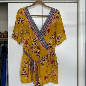 Yellow romper
